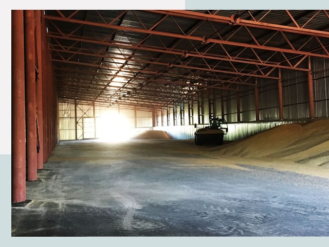 Строительство зернохранилищ в Чайковском