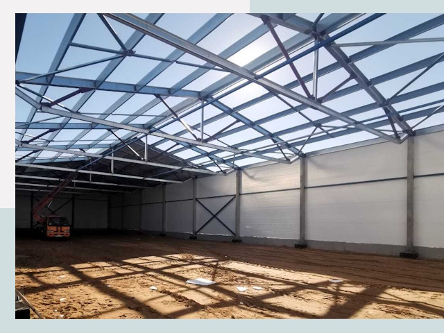 Строительство сенохранилищ в Чайковском