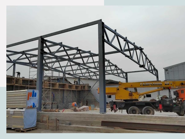 Строительство цехов в Чайковском