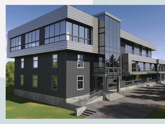 Административные здания в Чайковском