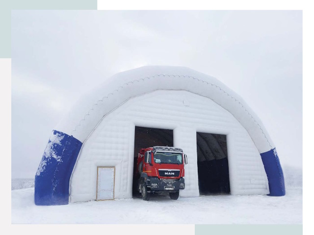 Мобильные ангары в Чайковском