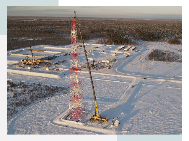 Мачты связи в Чайковском