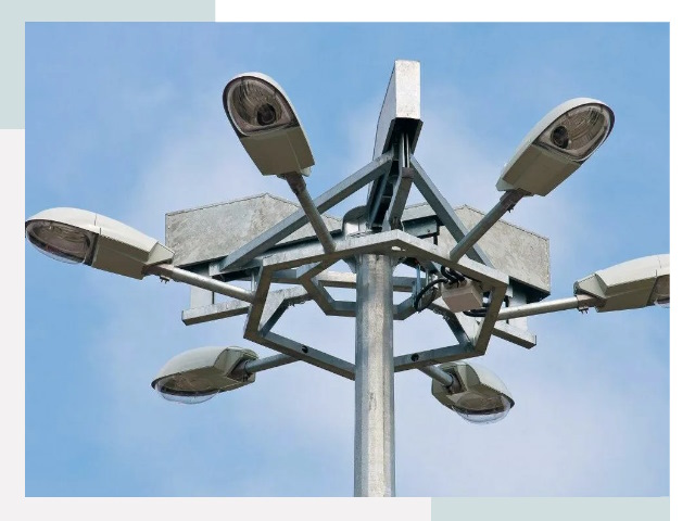 Монтаж осветительных мачт в Чайковском