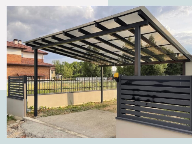 Металлические навесы в Чайковский от 607 руб. за м²