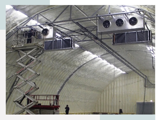 Оснащение ангаров в Чайковском