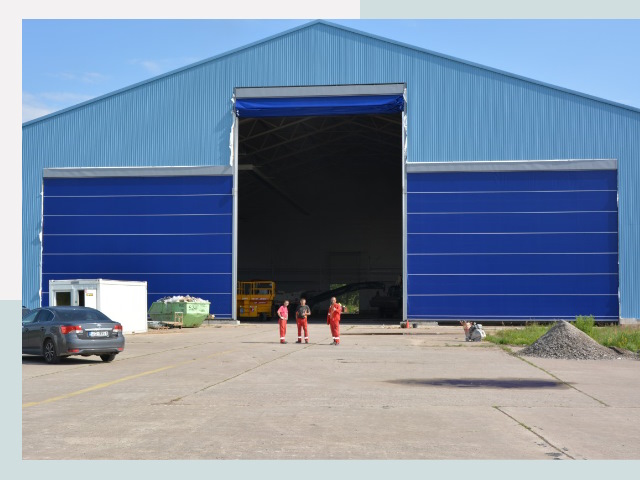 Ангарные ворота в Чайковский от СтальСтрой-Чкв по цене 607 руб.