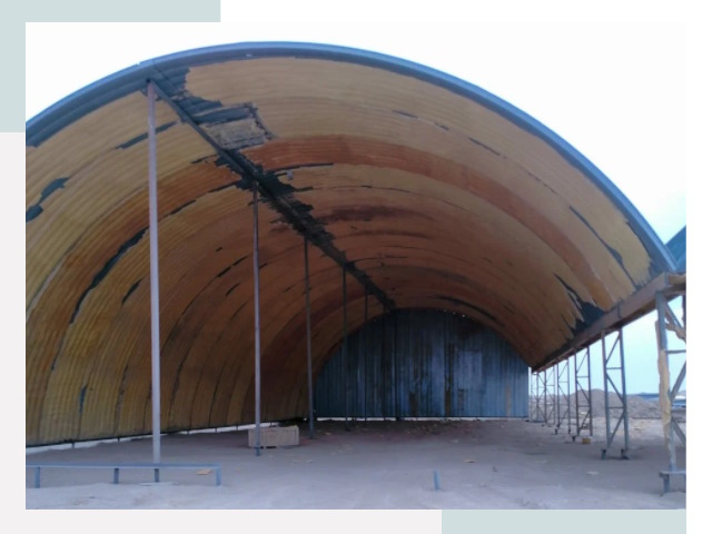 Реконструкция ангаров в Чайковском