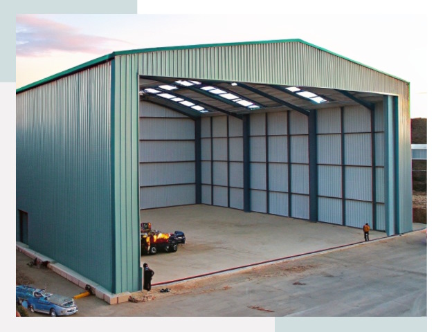 Строительство ангаров в Чайковском